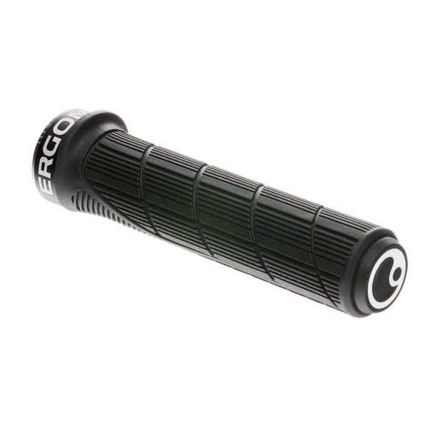 Ergon - GD1 Evo Ergonomic Lock-on Bicycle Handlebar Grips | for Mountain Bikes | Regular or Slim Fit | Black