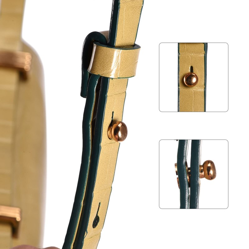 sourcing map 5 Set 6mm Solid Brass Round Head Stud
