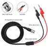 YACSEJAO BNC Test Leads 4.2FT/1.3M BNC to 4mm Stackable Banana