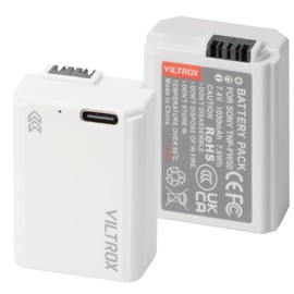 VILTROX Camera Battery TNP-FW50 for Sony ILCE-5100 5000 6500 6400 6300 6100 6000 7 7R 7S 7SM2 7M2 ZV-E10 DSC-RX10 10M4 10M3 10M2 a33 a35 a37 a3000 (1-Pack)