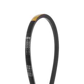 sourcing map B-1650 V-Belt Drive Belt 1650 mm Inner Circumference Rubber for Power Transmission