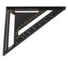 12 Inch Rafter Square Aluminum Alloy Metric Triangle Ruler Double