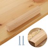 Wooden Handles Kitchen Cabinets, Pack of 4 Wooden Handles, Furniture