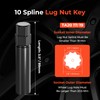 10 Spline Lug Nut Socket Compatible with Bimecc 10-Spline Lug