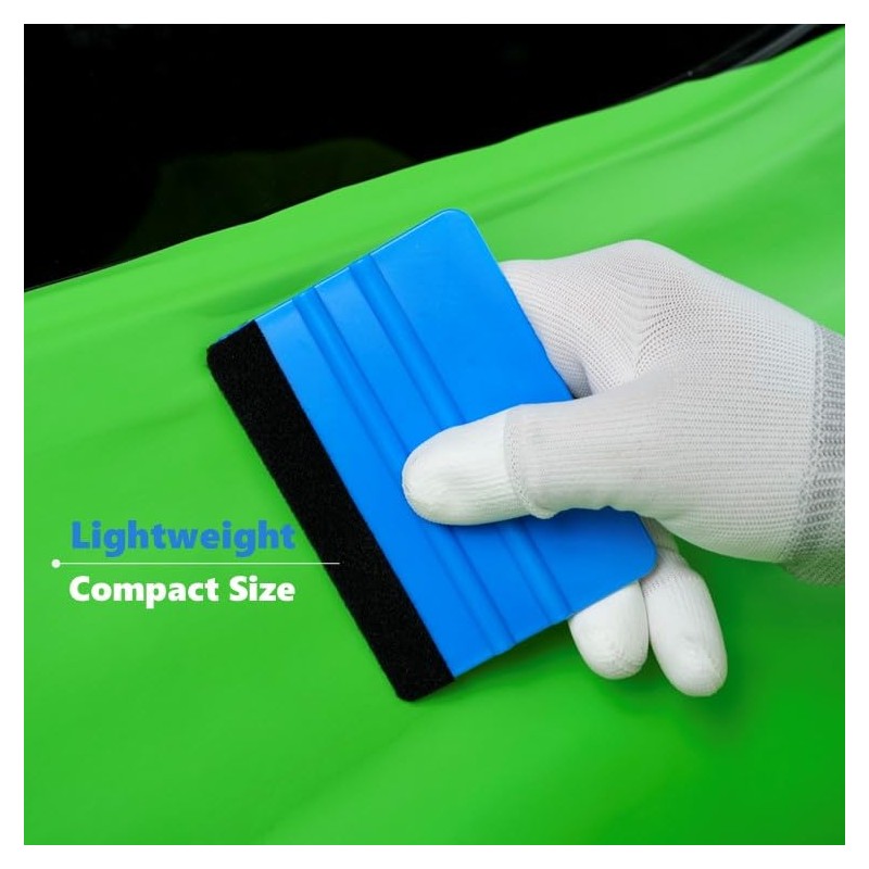 2-Pack Felt Edge Squeegee Tool for Car Vinyl Wrap, Window