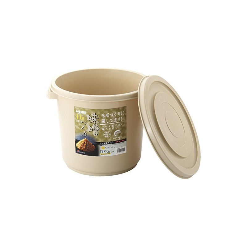 Rice Miso Container Beige 11L Miso Container 11 Type Miso