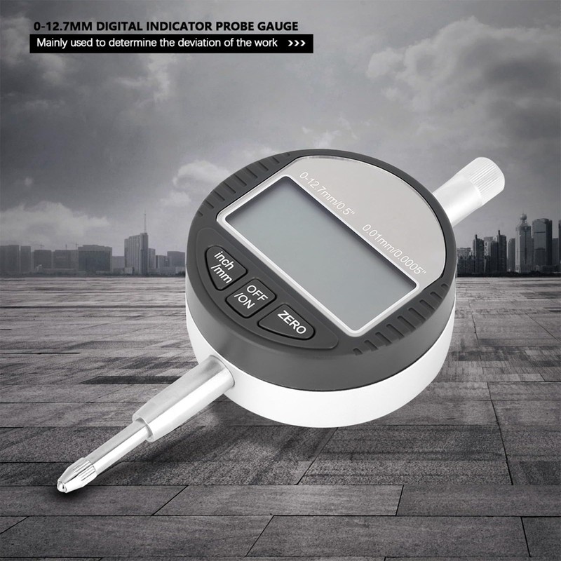 DTI Digital Probe Indicator Gauge Electronic Display Gauge Range 0-12.7
