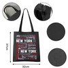 VAMSII Ice Hockey Themed Tote Bag New York Souvenir Gift