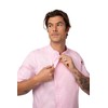 Chef Works Men's Springfield Chef Coat, Pink, Large