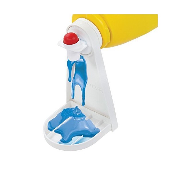 Tidy-Cup Laundry Detergent and Fabric Softener Gadget, fits Most Economic Sized Bottles, no More Drips or Mess