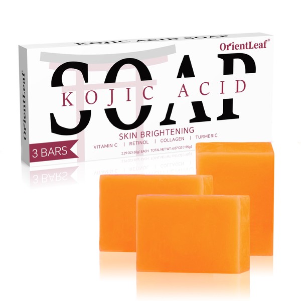 OriginalSourcing Kojic Acid Soap, Turmeric Soap Bars Help Dark Spot