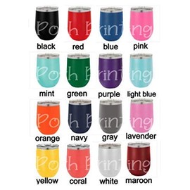 Engraved Wine Tumbler, Etched Wine Tumbler, Jesus Touched My Water Wine Tumbler, Lot's Of Colors