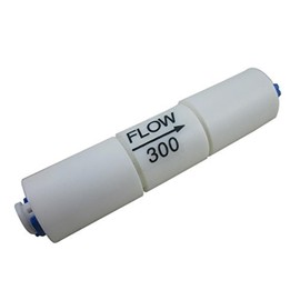 DIGITEN 50GPD Flow Restrictor 300CC 1/4" Quick Connect for RO Reverse Osmosis (pack of 2)