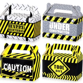 Marspark 16 Pack Construction Party Treat Boxes Construction Birthday Party Favors Dump Truck Gift Boxes Goodie Bags