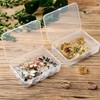 AIMALL 11.5cm Transparent PP Plastic Rectangular Storage Box, Small Parts