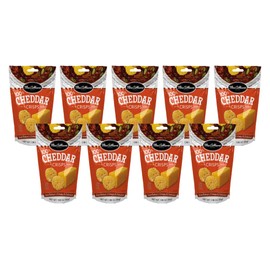 Mrs. Cubbison's Cheese Crisps - Real Cheese, Keto Friendly, Great for Snacking and Salad Topper - Cheddar Flavor 1.98 Ounce (Pack of 9)