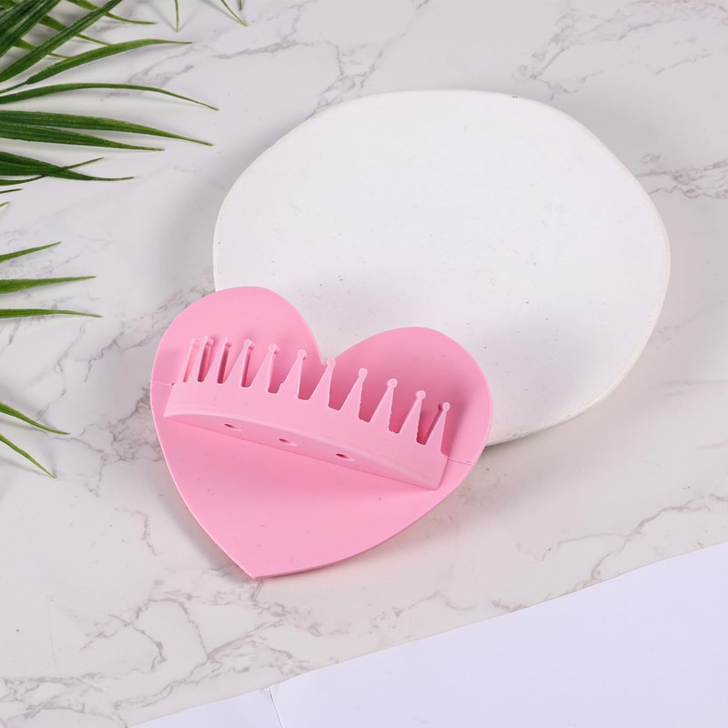 Hair Catcher Shower Wall, Heart Shape Shower Hair Grabber Collector