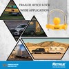 RETRUE Universal Coupler Lock Trailer Locks Ball Hitch Trailer Hitch
