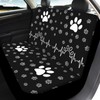 ZIATUBLES Dog Paws Print Car Seat Covers Full Set, Auto