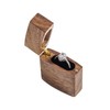 Wislist Curved Slim Ring Box for Proposal - Wood Engagement