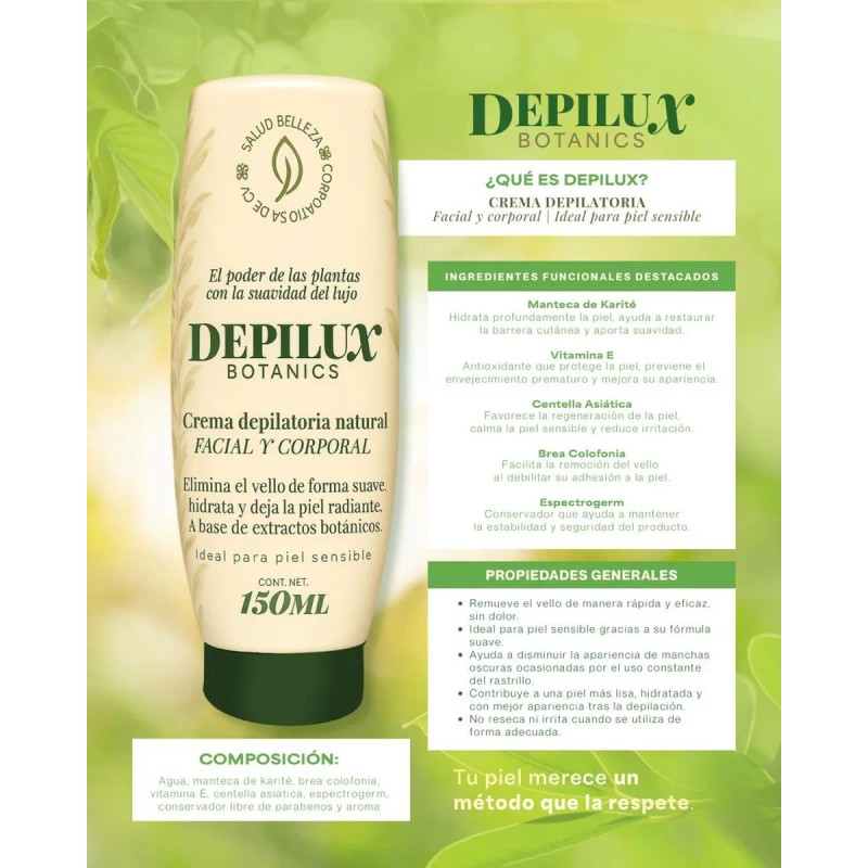 Depilux Botanics Crema Depilatoria