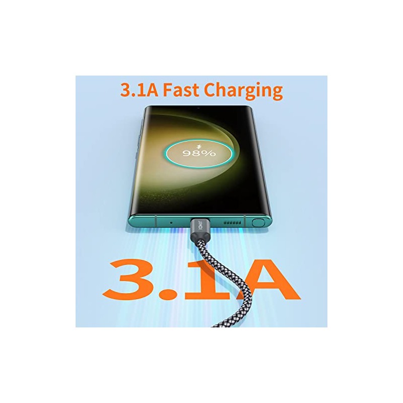 Cable USB tipo C, USB A a USB C 3A