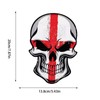 Car Windshield Decal - Reflective Skeleton Stickers for Auto Bumper