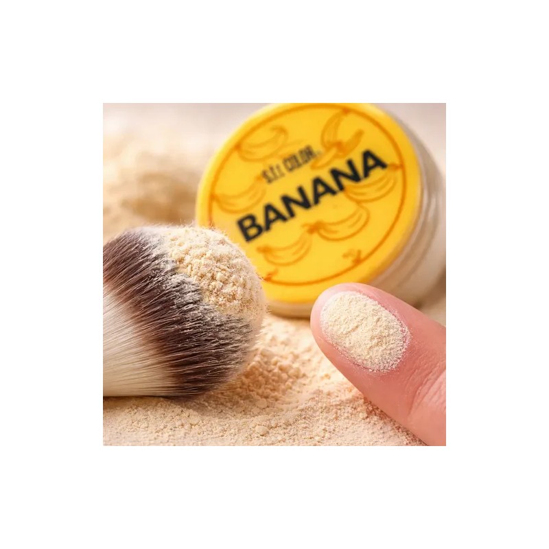 Polvo Traslucido Maquillaje Setting Power Banana Amarillo