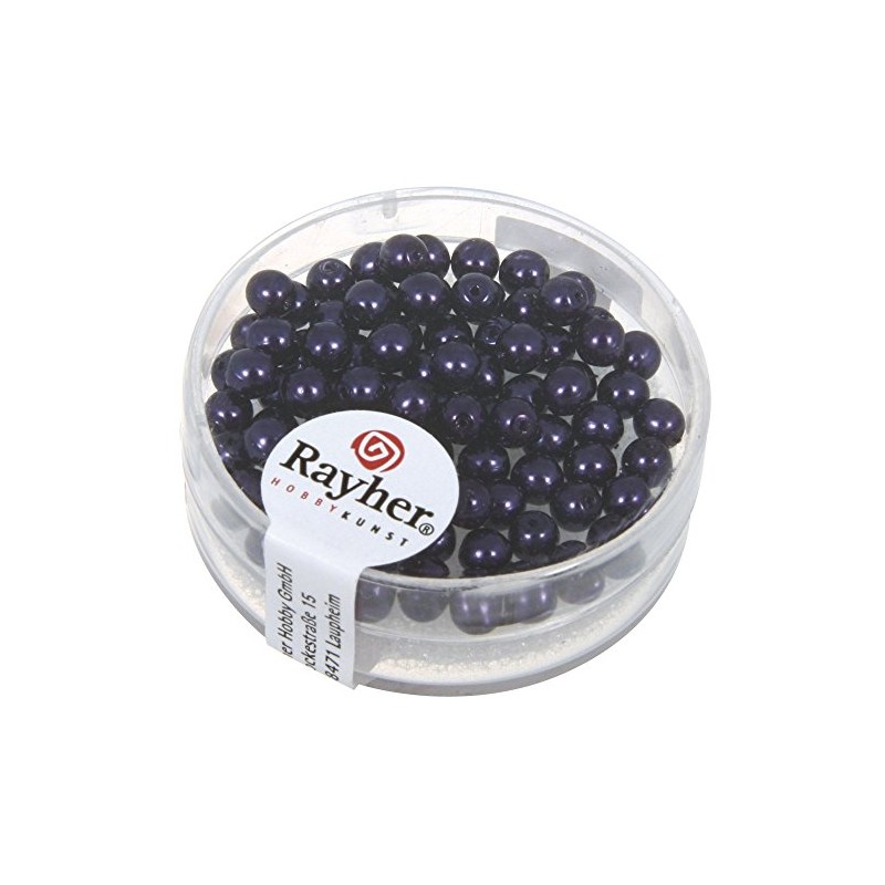 RAYHER - Renaissance Glaswachsperlen, 4 mm ø, Dose 85 Stück,