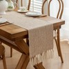 Alsoo Table Runner 72 Inches Long Rustic Table Runners with