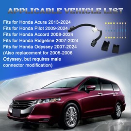 JUEDIMA VCM Muzzler Harness Disable Kit, Fits for Honda 3.5L V6 Engine with VCM, Replacement for Acura 2013+, Pilot 2009+, Accord 2008+, Ridgeline 2007+, Odyssey 2007+