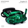 WRAPGRADE Skin Stickers for DJI Goggles 3 (EMERALD SKULL)