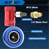 Aupoko R1234yf Quick Couplers, High/Low Side R1234YF Manual Couplers Connector