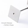 Square Egg Press for Hard Boiled Eggs Mold, Egg Cuber