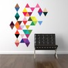 45 Mod Triangle Wall Decals Modern Art Stickers Repositionable Peel