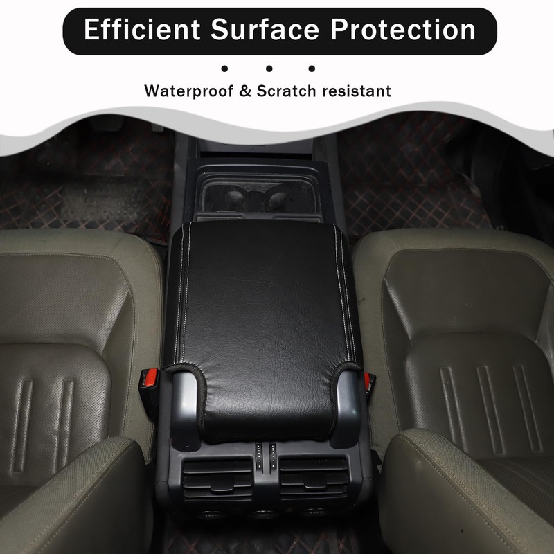 HIRUFAIT Center Console Armrest Cover Compatible with Land Rover Defender