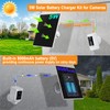 5W Solar Panel Built-in with 8000mAh Battery for Security Camera