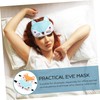 Mikinona 2Pcs Adorable Cartoon Animal Sleep Eye Masks Comfortable Light
