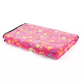 30" x 21" Soft Pet Mat Cat Dog Puppy Fleece Blanket Bed Cover Sleeping Pad Small
