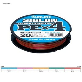 SUNLINE PEx4 Line Sigron PEx4 300m 5 Colors, No. 3, 50LB, J