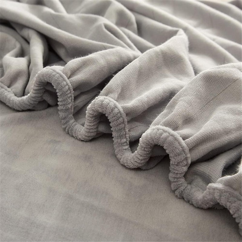 Velvet Fitted Sheet 140 x 200 cm Warm Winter Terry
