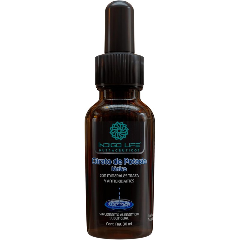 Citrato de Potasio sublingual 30 ml Indigo Life Nutráceuticos