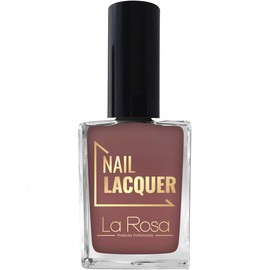 La Rosa Productos Profesionales Nagellack Energiegeladene Farbe mit richtiger Deckkraft Langlebige Formel Gute Konsistenz Einfache Anwendung mit gut geformtem Pinsel 15 ml Beige