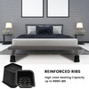MYMULIKE Bed Risers Heavy Duty, Oversized Furniture Risers, Support Up