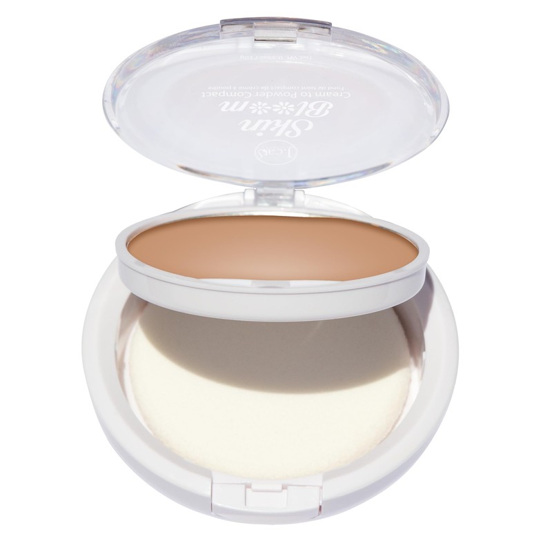 Skin Bloom Cream to Powder Compact, Almond, Women's Makeup and
