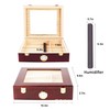 BAIHILIU Cigar Humidor for 20-30 Cigars, Glass Top Cigar humidor