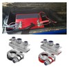 2PCS Battery Terminal Connectors with 3 Way -12V Automotive Top