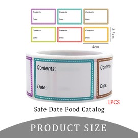 500 Stück Gefrieretiketten zum Beschriften,Beschriftungsetiketten,25x40 mm Klebeetiketten zum Beschriften,Gefrieretiketten Selbstklebend Ablösbar,Klebeetiketten für Gläser Flaschen Etiketten Marmelade