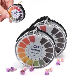RuiMi pH Testing Paper (pH 1-14), 16.4 ft (5 m), Wide Fan Measurement, Alkaline, Acid, PH Measurement, Roll Type, Water and Soil Testing (2)