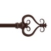 Kenney KN65407 Serena Large Plastic Heart Scroll End Standard Decorative